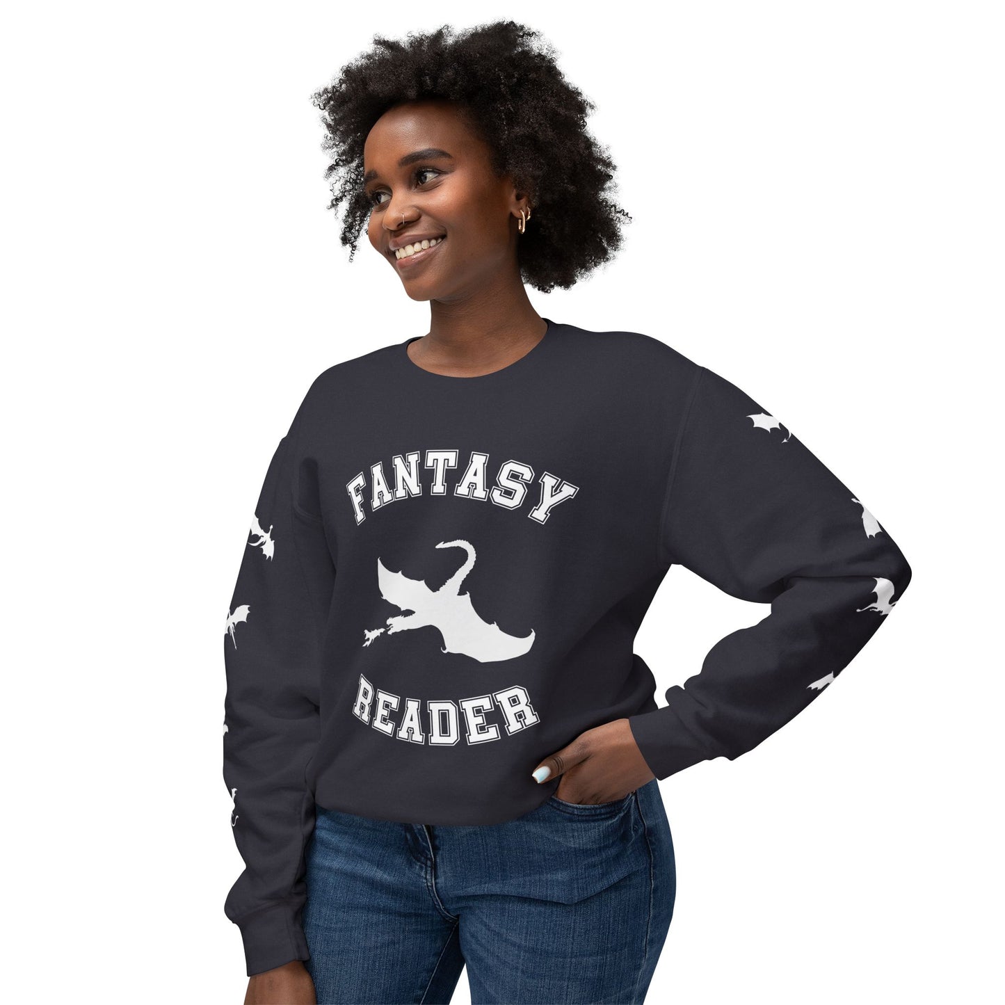 Fantasy Reader Sweatshirt (Dragon Rider)