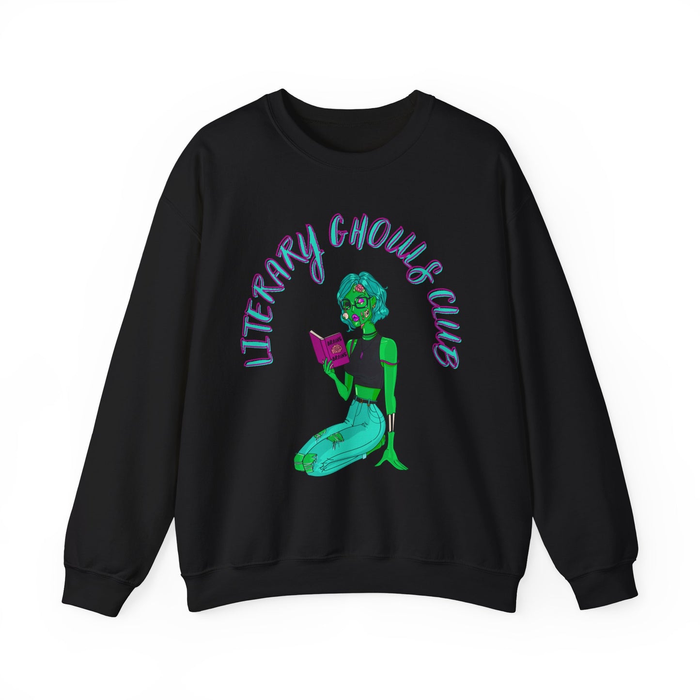 Literary Ghouls Club Crewneck Sweatshirt