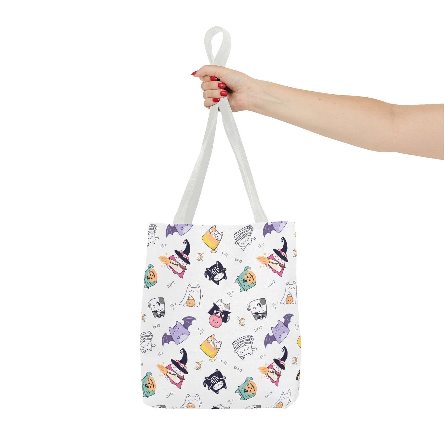 Meow-lloween Tote Bag