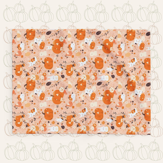 Snuggle Bunny Pumpkin Blanket