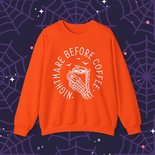 Nightmare Before Coffee Sweatshirt