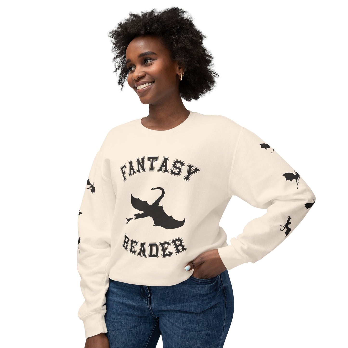 Fantasy Reader Sweatshirt (Dragon Rider)