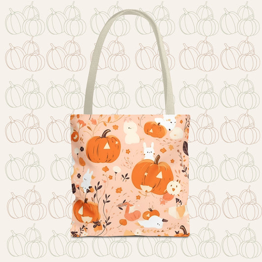 Snuggle Bunny Pumpkin Patch Tote