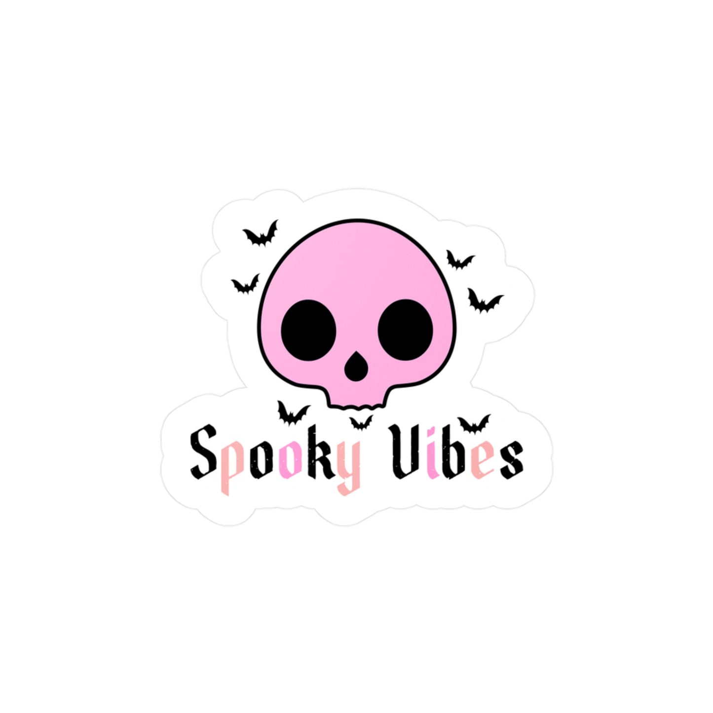 Spooky Vibes Vinyl Decal